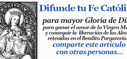 [DIFUNDE TU FE CATOLICA] Todos los fieles difuntos de la orden de nuestra senora del Carmen
