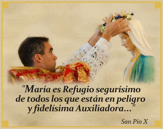 [DIFUNDE TU FE CATOLICA] “Refugio de todos los que están en peligro”