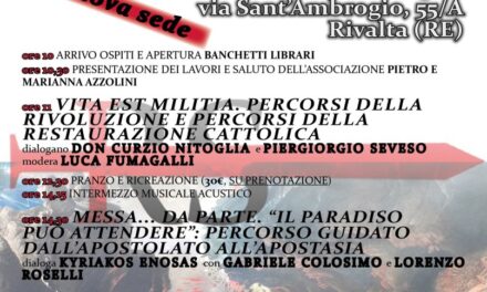 [VIDEO] 4° Giornata di Cultura radiospadista – 25 aprile 2018 (Paolo Gulisano, Alessandro Gnocchi e Luca Fumagalli)