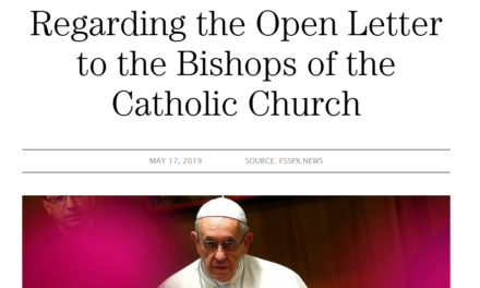La FSSPX: la “lettera ai vescovi” contro Bergoglio è una perdita di tempo che dimentica il CVII