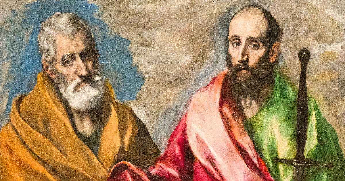 [DIFUNDE TU FE CATOLICA] SAN PEDRO Y SAN PABLO, Apóstoles y Mártires, Columnas de la Iglesia