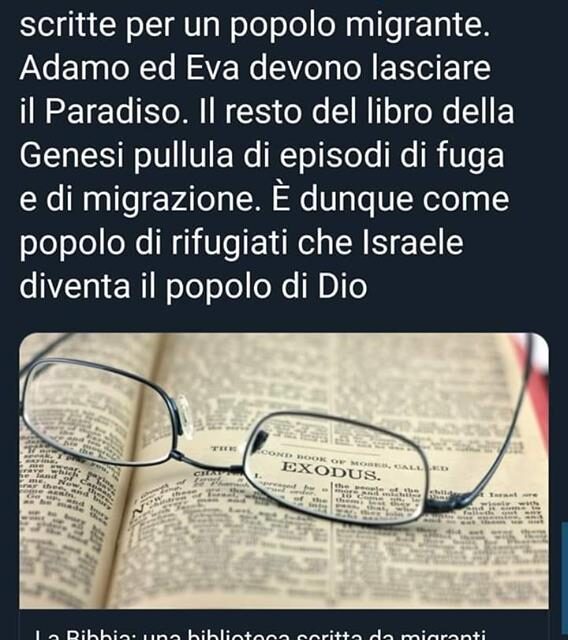 Una risposta alla Bibbia dei migranti di Civiltà Cattolica