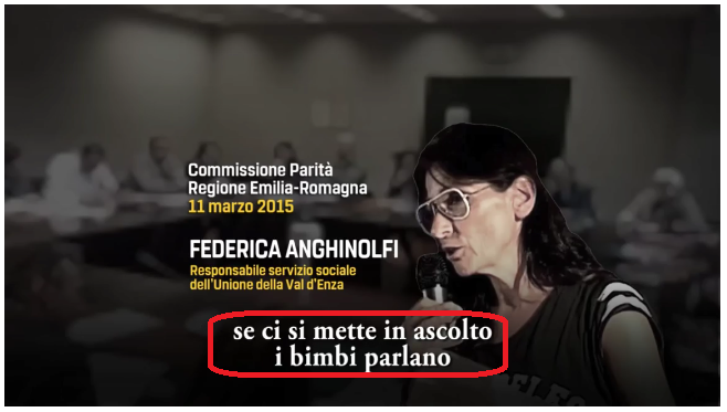 Audio del sindaco Carletti e dell’Anghinolfi (invitati in regione per il modello Val d’Enza): “I bimbi parlano”