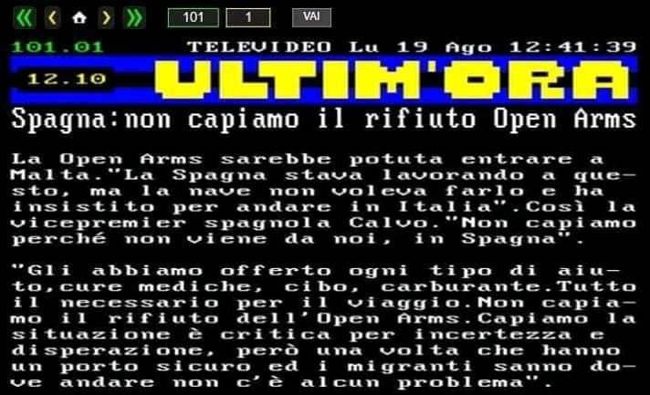 Open Arms, vicepremier spagnola: «Potevano andare a Malta, non hanno voluto»