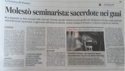 Roma, seminario, molestie. La Procura dà ragione a Mons. Viganò