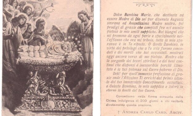 Meditazione e preghiera a Santa Maria Bambina