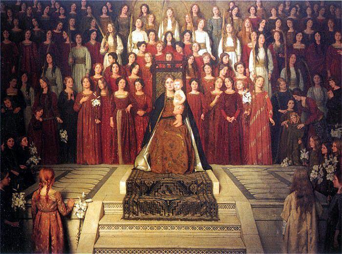 [DIFUNDE TU FE CATOLICA] LA VIRGEN NUESTRA MADRE EN TODO VEÍA Y VIVÍA A DIOS…