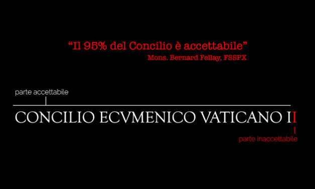 I frutti velenosi del Concilio continuano a maturare …