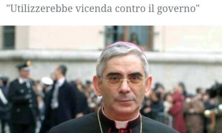 Se un Vescovo difende più il governo che il Crocifisso
