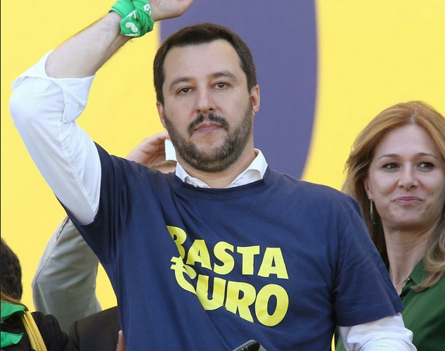 Salvini: “Non vogliamo l’uscita dall’Unione Europea. L’Euro è irreversibile”