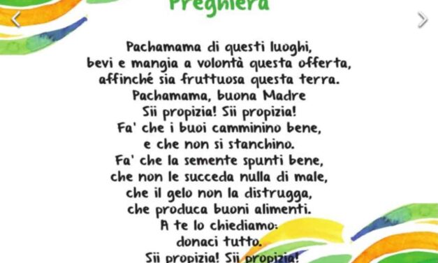 La CEI fa pregare Pachamama