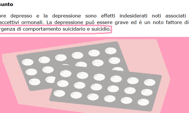 Nota AIFA su contraccettivi: «Pillola, anello, ecc… possono portare a depressione e istinti suicidi»