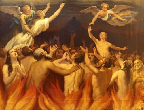 Il dogma del Purgatorio – Pene del Purgatorio. Il religioso ammalato.