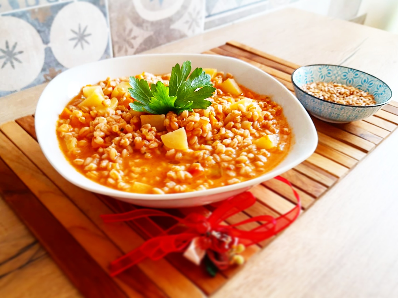 [SPADAKITCHEN] MINESTRA DI FARRO DI SAN NICOLA