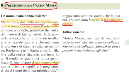 Quando (sotto Ratzinger) c’era chi pregava Pachamama, “dea della natura”, dal “nome divino”
