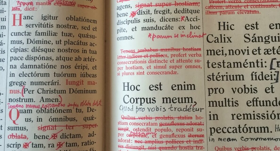 Il vero problema è la nuova messa non le nuove traduzioni!