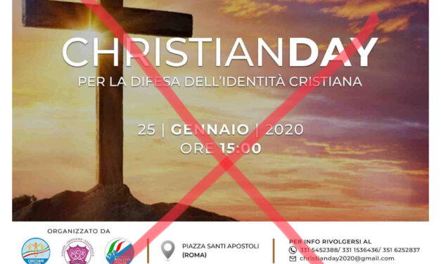 [Video] Attenzione: al Christian Day (per l’identità “cristiana”) si vieta l’Ave Maria
