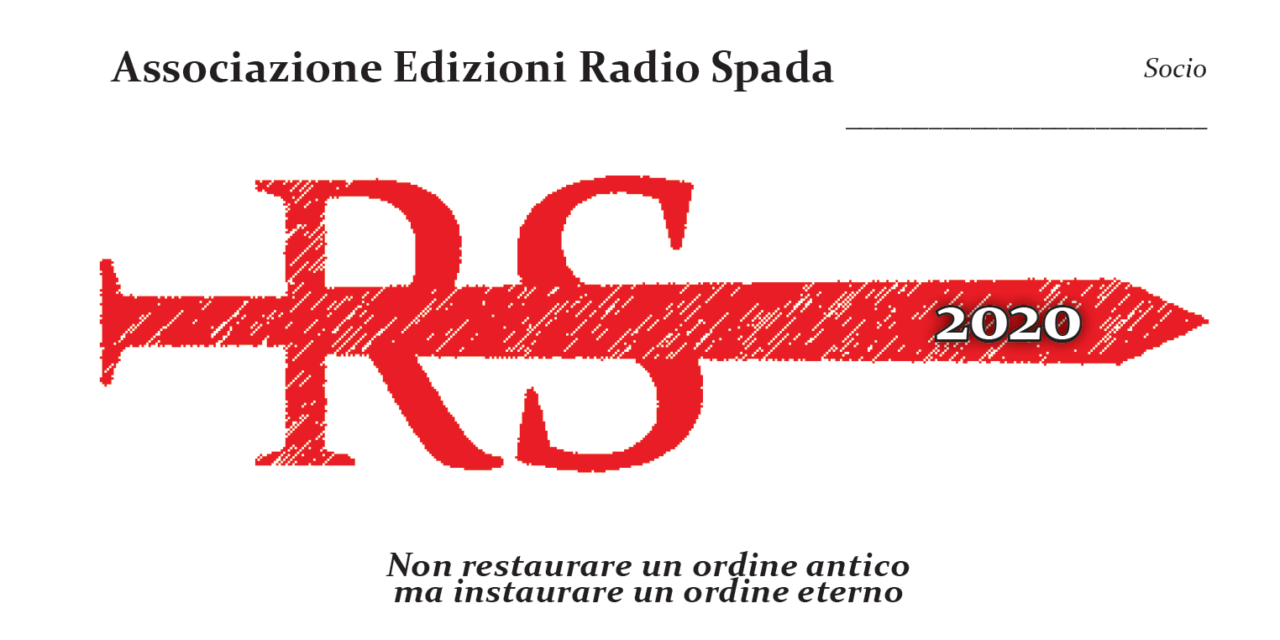 Si apre ufficialmente il Tesseramento 2020 per Radio Spada
