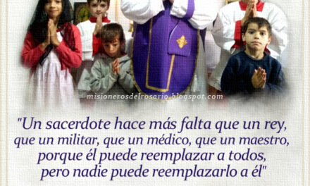 [DIFUNDE TU FE CATOLICA] “NADIE PUEDE REEMPLAZARLO A ÉL…”