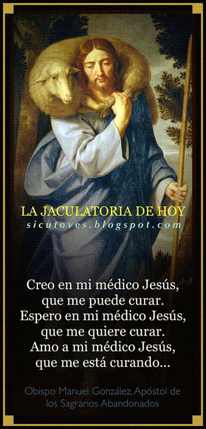 [DIFUNDE TU FE CATOLICA] “CREO EN MI MÉDICO JESÚS…”