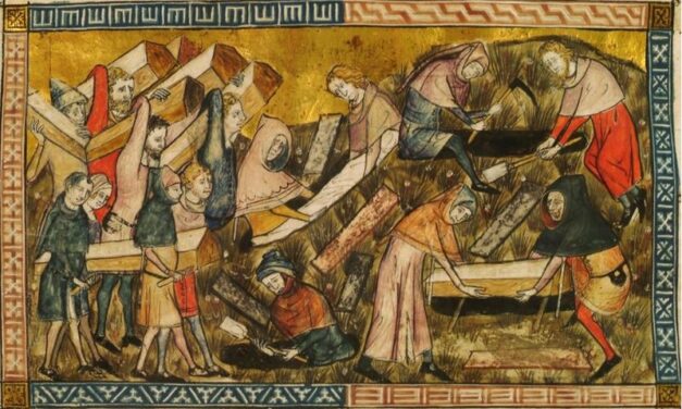 Dalle cronache, 1105: Apparizione di Maria Vergine in tempo di peste e guarigione