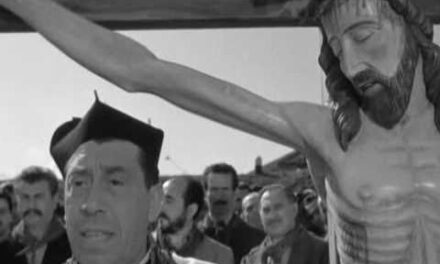 Esposto, contro il coronavirus, il Crocefisso di Don Camillo