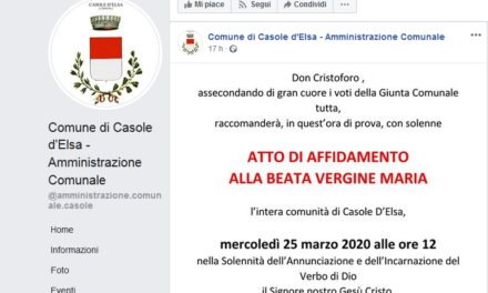 Il Comune di Casole d’Elsa si affida a Maria