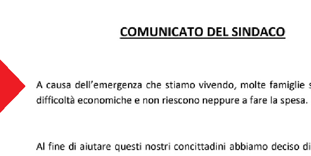 🔴 Coronavirus. La “spesa solidale” per i beni di prima necessità? In Italia è già realtà.