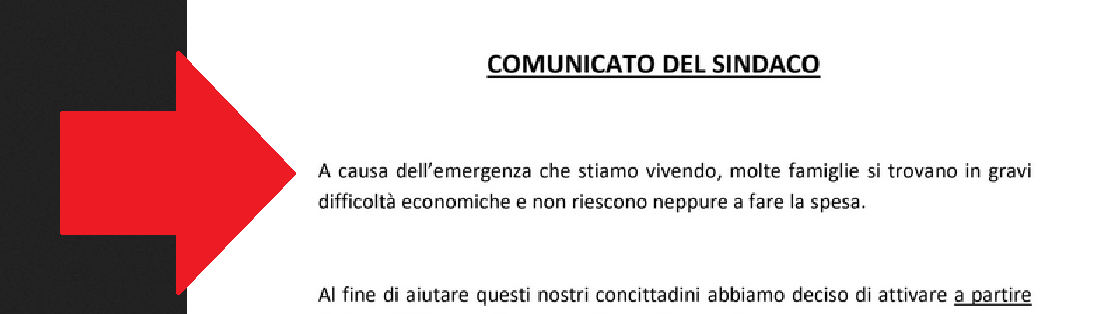🔴 Coronavirus. La “spesa solidale” per i beni di prima necessità? In Italia è già realtà.