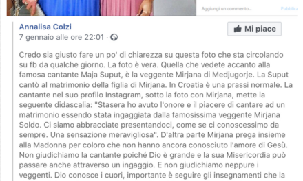 Mirjana-pop star, caso definitivamente chiuso: medjugoriani ammettono la realtà dei fatti.