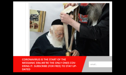 Rabbino capo di Safed parla di tempi messianici in arrivo e c’è chi ordina “ricchi paramenti bianchi”