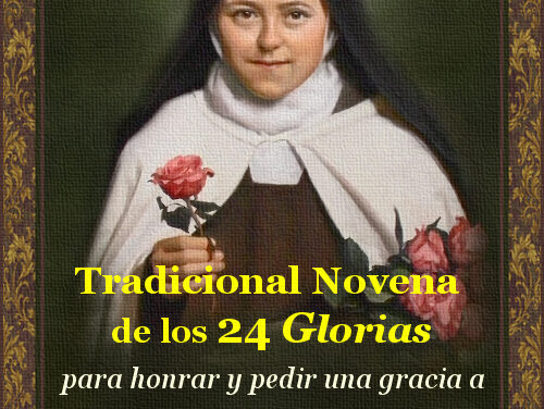 [DIFUNDE TU FE CATOLICA] LA NOVENA DE LOS 24 GLORIAS, para recibir una lluvia de rosas…