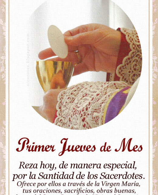 [DIFUNDE TU FE CATOLICA] JESÚS A LOS SACERDOTES: Tú, el que todas las mañanas puedes tomar entre tus dedos la Hostia Consagrada