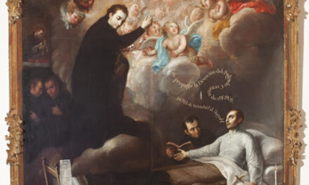 Il miracolo di S. Luigi Gonzaga per la propagazione del Sacro Cuore