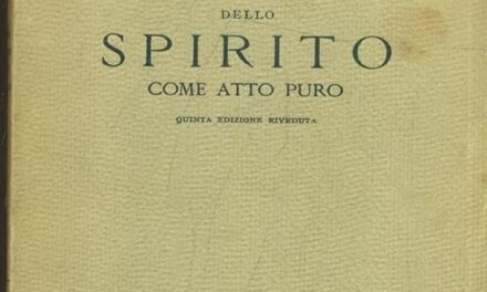 [DA LEGGERE] Dopo l’Attualismo il naufragio nel nulla antimetafisico