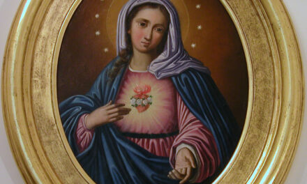 S. Bernardino da Siena sul Cuore di Maria