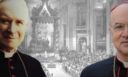 Mons. Viganò elogia la Fraternità S. Pio X: “Mons. Lefebvre fu confessore esemplare della Fede”