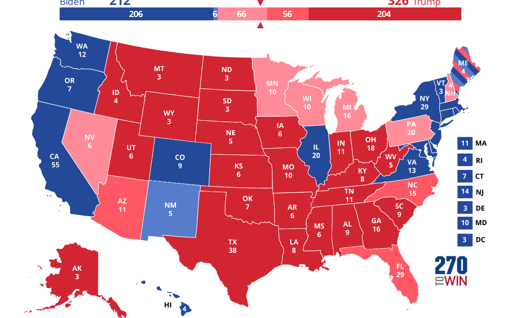 🔴 Gli ultimi sondaggi e le proiezioni finali sul duello Trump-Biden. Con una “sorpresa” selezionata.