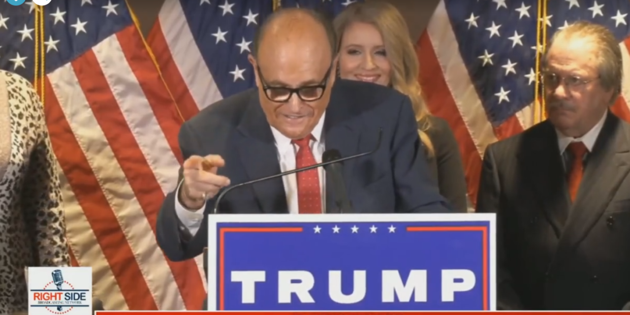 🔴 Video / conferenza stampa avvocati Trump: “ecco le prove della frode elettorale, Risultati da ribaltare”