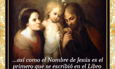 [DIFUNDE TU FE CATOLICA] EL SUAVÍSIMO NOMBRE DE SAN JOSÉ, TERCERO EN EL LIBRO DE LOS PREDESTINADOS